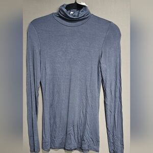 S-Twelve Charcoal Long Sleeve Top Size: S